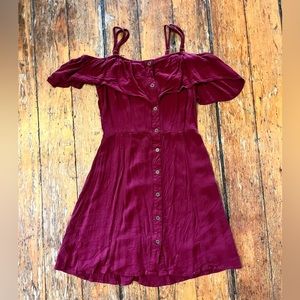 Beautiful maroon dress💕